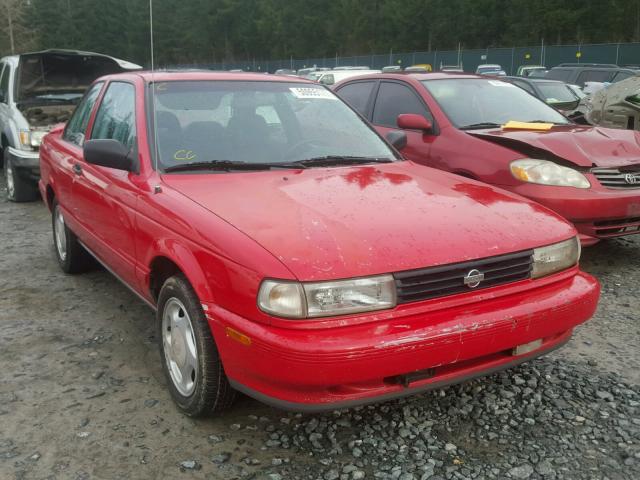 1N4GB32A7MC771422 - 1991 NISSAN SENTRA SE- RED photo 1