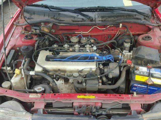 1N4GB32A7MC771422 - 1991 NISSAN SENTRA SE- RED photo 7