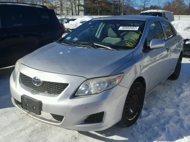 2T1BU40E09C140584 - 2009 TOYOTA COROLLA BA SILVER photo 2