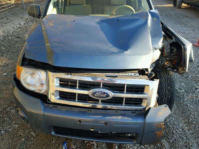 1FMCU9EG2AKC61336 - 2010 FORD ESCAPE LIM BLUE photo 7