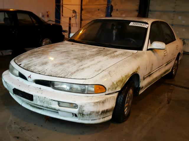 4A3AJ56G5SE015633 - 1995 MITSUBISHI GALANT ES WHITE photo 2