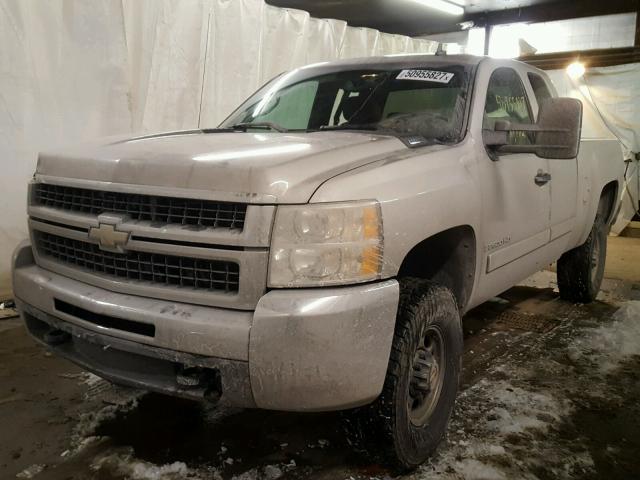 1GCHK29688E195957 - 2008 CHEVROLET SILVERADO BEIGE photo 2