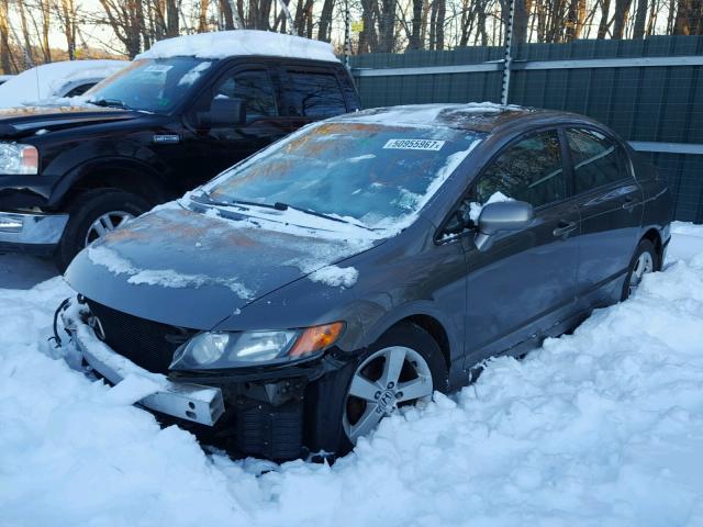 2HGFA16978H500829 - 2008 HONDA CIVIC EXL BROWN photo 2