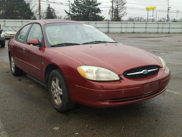 1FAHP56S62G116923 - 2002 FORD TAURUS SEL RED photo 1