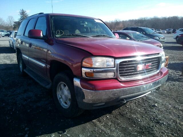 1GKEK13ZX4J173917 - 2004 GMC YUKON MAROON photo 1