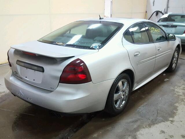 2G2WR554871114002 - 2007 PONTIAC GRAND PRIX ვერცხლისფერი ფოტო 4