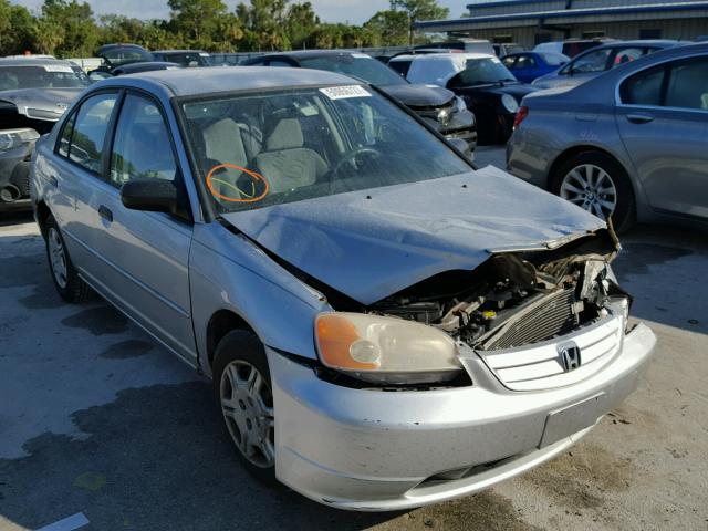 2HGES16541H500556 - 2001 HONDA CIVIC LX SILVER photo 1