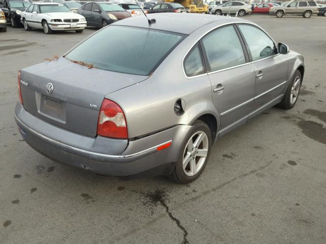 WVWRH63B24P248943 - 2004 VOLKSWAGEN PASSAT GLX GRAY photo 4