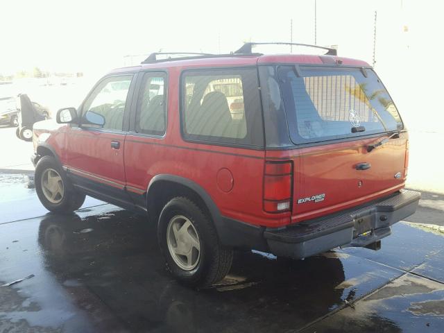 1FMCU22X2NUD42682 - 1992 FORD EXPLORER RED photo 3