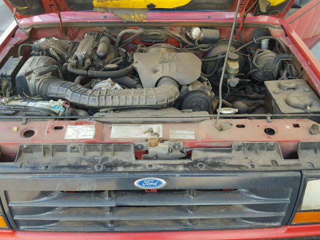 1FMCU22X2NUD42682 - 1992 FORD EXPLORER RED photo 7