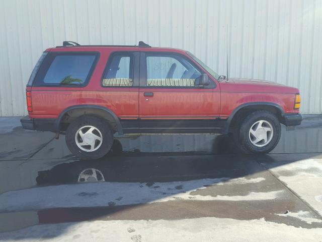 1FMCU22X2NUD42682 - 1992 FORD EXPLORER RED photo 9