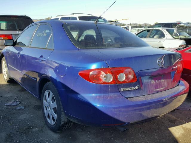 1YVFP80C755M24200 - 2005 MAZDA 6 I BLUE photo 3