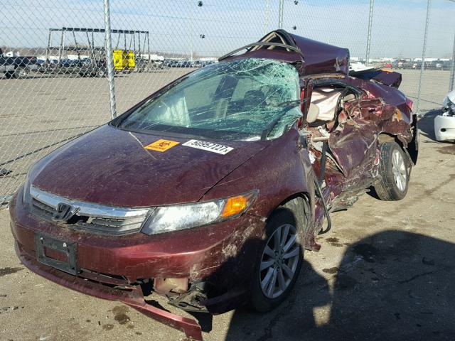 2HGFB2F86CH608507 - 2012 HONDA CIVIC EX Bordo fotoğraf 2
