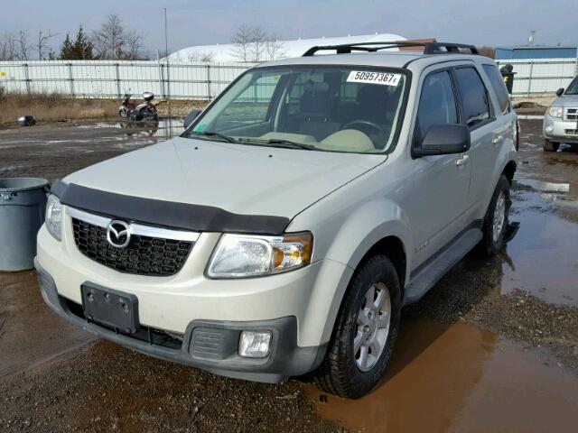 4F2CZ02Z88KM27859 - 2008 MAZDA TRIBUTE I BEIGE photo 2