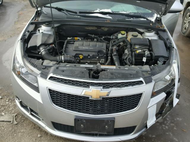 1G1PC5SB3E7342325 - 2014 CHEVROLET CRUZE LT SILVER photo 7