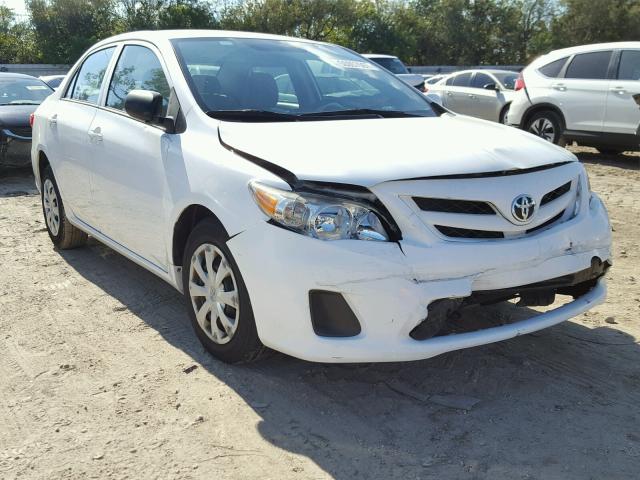 2T1BU4EE6DC016918 - 2013 TOYOTA COROLLA BA WHITE photo 1