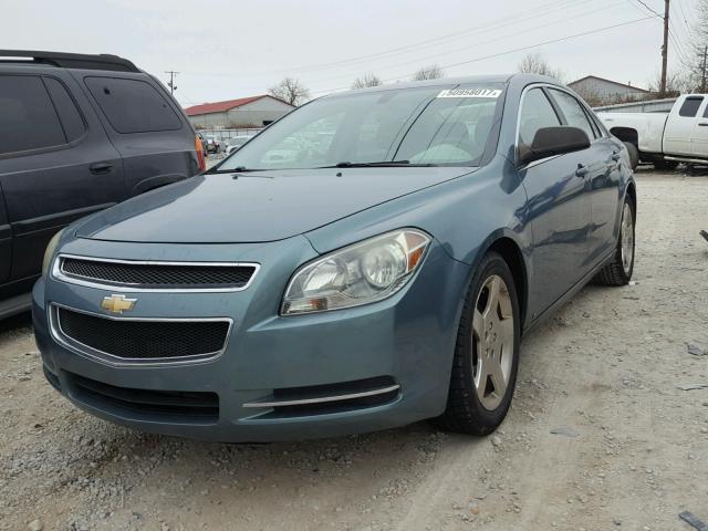 1G1ZG57B39F247300 - 2009 CHEVROLET MALIBU LS TEAL photo 2