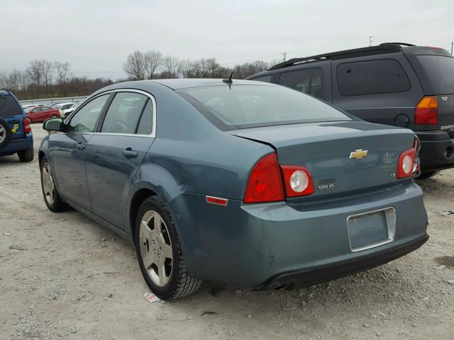 1G1ZG57B39F247300 - 2009 CHEVROLET MALIBU LS TEAL photo 3