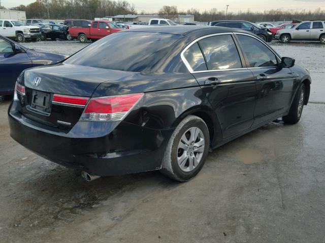 1HGCP2F67BA012550 - 2011 HONDA ACCORD SE BLACK photo 4