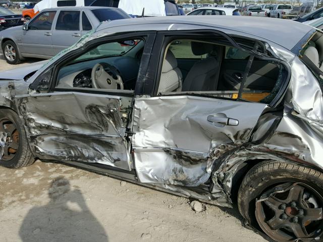 1G1ZT53856F188347 - 2006 CHEVROLET MALIBU LT SILVER photo 9