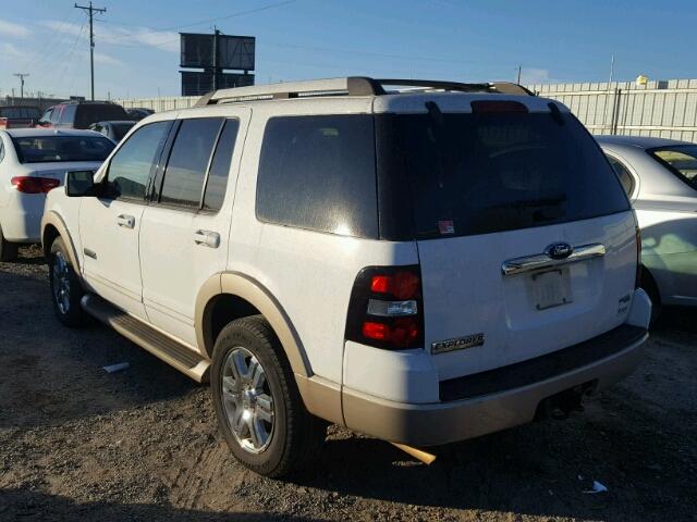 1FMEU74E46UB40705 - 2006 FORD EXPLORER E WHITE photo 3
