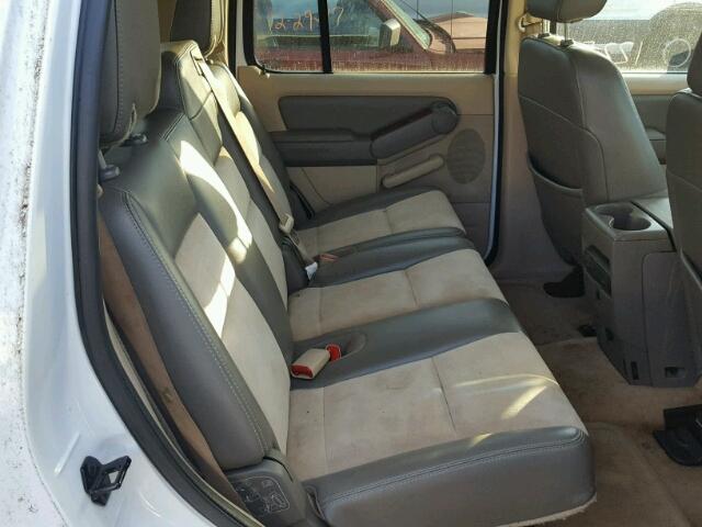 1FMEU74E46UB40705 - 2006 FORD EXPLORER E WHITE photo 6