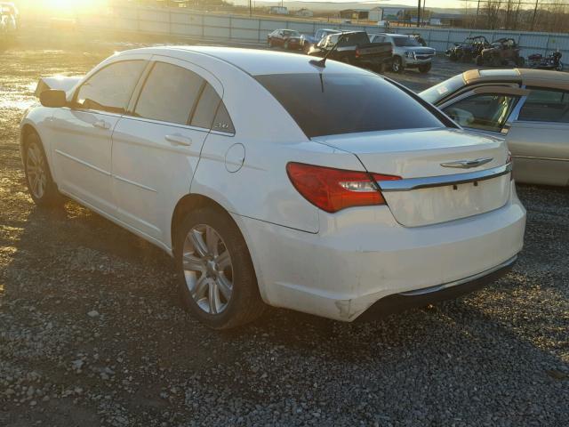 1C3CCBAB0CN207483 - 2012 CHRYSLER 200 LX WHITE photo 3