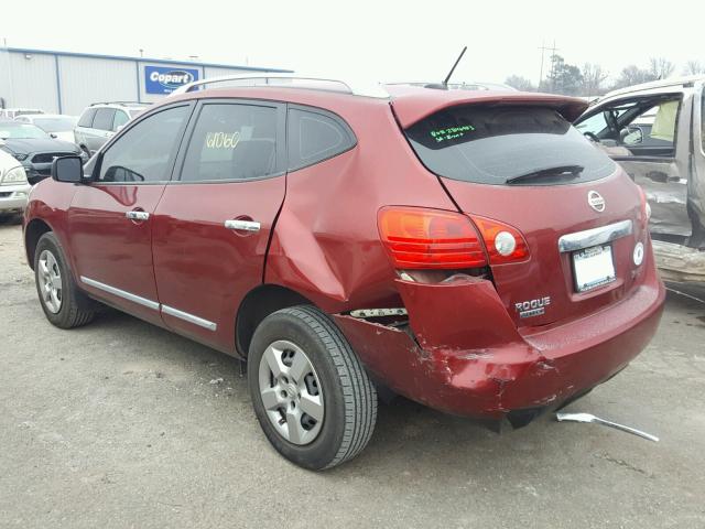 JN8AS5MT5EW611070 - 2014 NISSAN ROGUE SELE RED photo 3