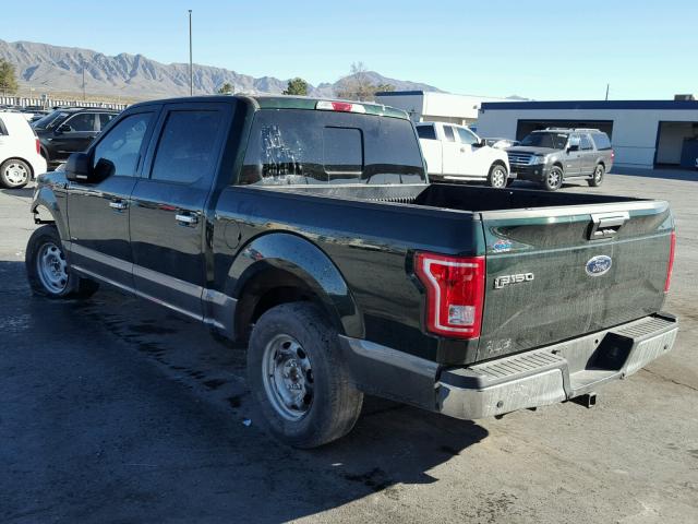 1FTEW1CP1GKD74005 - 2016 FORD F150 SUPER GREEN photo 3