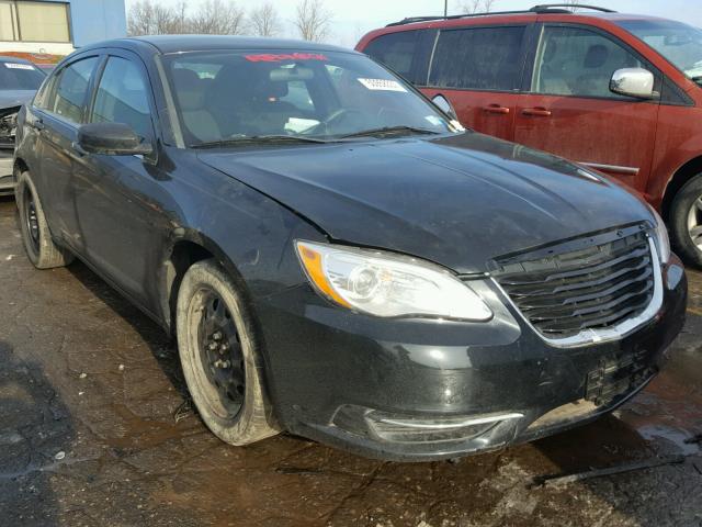 1C3CCBAB1CN134933 - 2012 CHRYSLER 200 LX BLACK photo 1