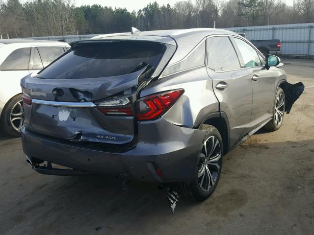 2T2BZMCA7HC079495 - 2017 LEXUS RX 350 SILVER photo 4