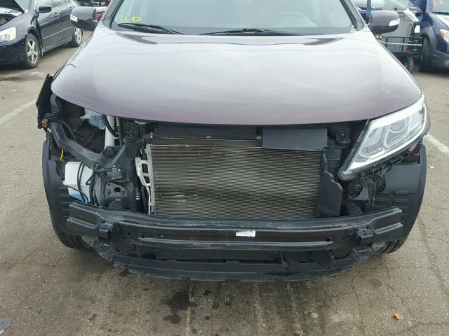 5XYKT3A69EG429479 - 2014 KIA SORENTO LX PURPLE photo 9