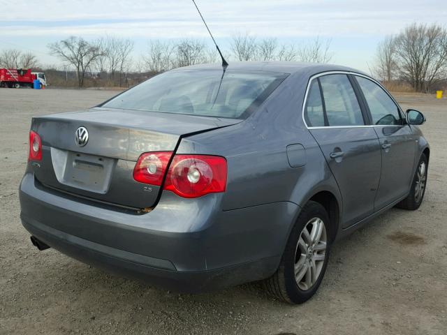 3VWEF71K47M079884 - 2007 VOLKSWAGEN JETTA WOLF GRAY photo 4