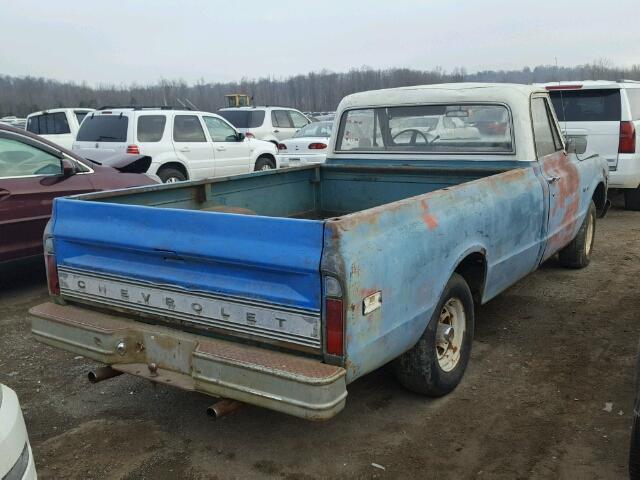 CE149B868552 - 1969 CHEVROLET CST 10 BLUE photo 4