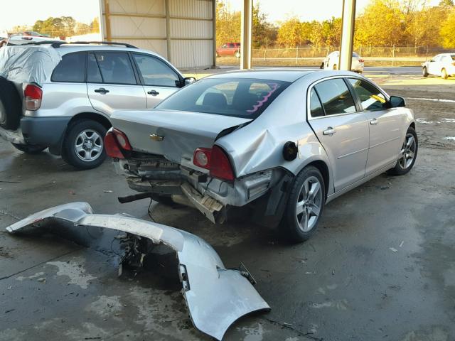 1G1ZC5E02AF253736 - 2010 CHEVROLET MALIBU 1LT SILVER photo 4