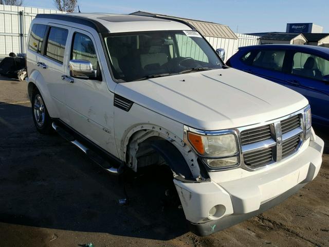 1D8GT58K37W503460 - 2007 DODGE NITRO SLT WHITE photo 1