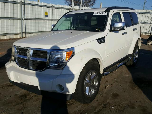 1D8GT58K37W503460 - 2007 DODGE NITRO SLT WHITE photo 2