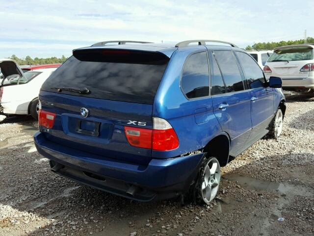 WBAFA53551LP20614 - 2001 BMW X5 3.0I BLUE photo 4