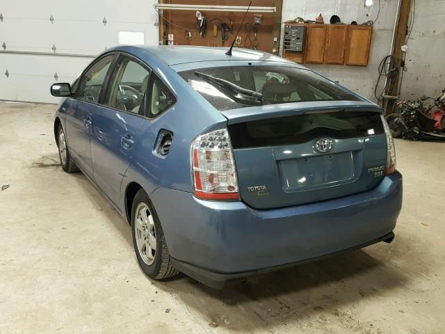 JTDKB20UX77594597 - 2007 TOYOTA PRIUS BLUE photo 3