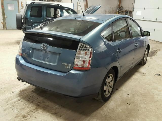 JTDKB20UX77594597 - 2007 TOYOTA PRIUS BLUE photo 4