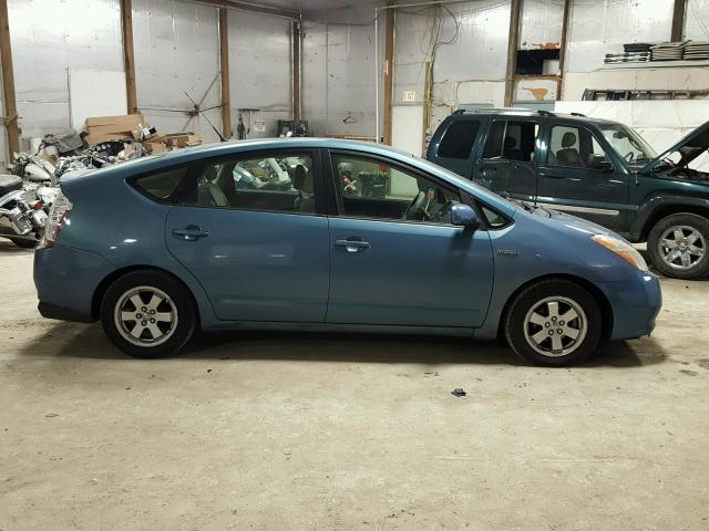 JTDKB20UX77594597 - 2007 TOYOTA PRIUS BLUE photo 9