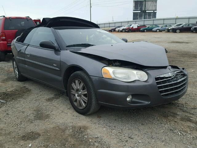 1C3EL55R54N239655 - 2004 CHRYSLER SEBRING LX GRAY photo 1