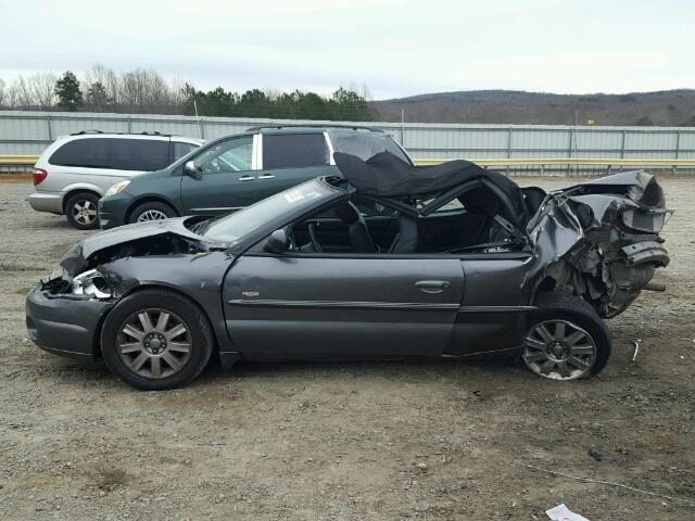 1C3EL55R54N239655 - 2004 CHRYSLER SEBRING LX GRAY photo 9