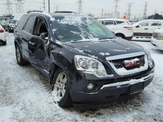 1GKEV33D19J158768 - 2009 GMC ACADIA SLT BLACK photo 1