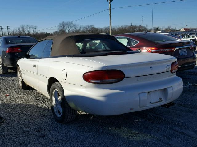 3C3EL45H3XT578307 - 1999 CHRYSLER SEBRING JX WHITE photo 3