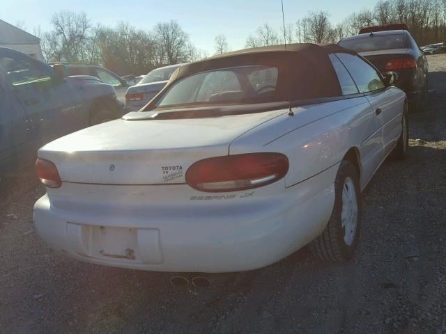 3C3EL45H3XT578307 - 1999 CHRYSLER SEBRING JX WHITE photo 4