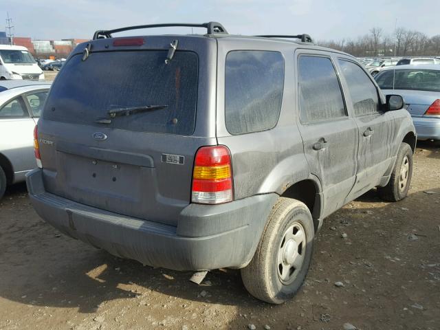 1FMYU02123KB89588 - 2003 FORD ESCAPE XLS GRAY photo 4