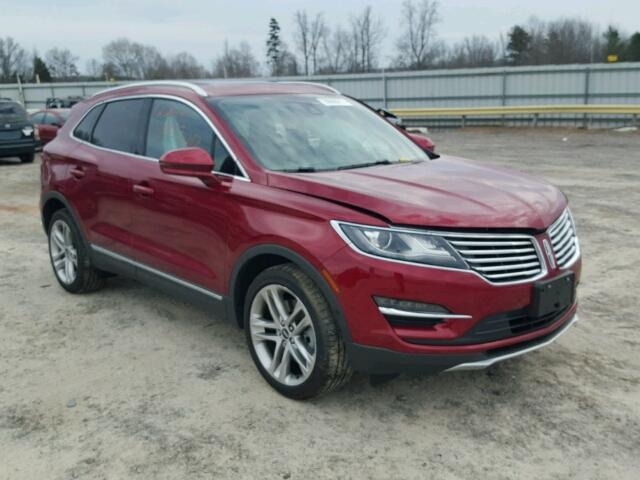 5LMTJ2AH9FUJ31903 - 2015 LINCOLN MKC RED photo 1