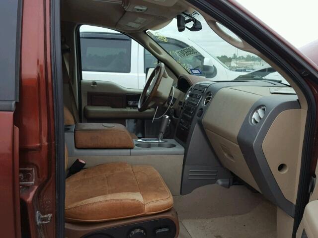 1FTPW12V77KD42510 - 2007 FORD F150 SUPER BROWN photo 5