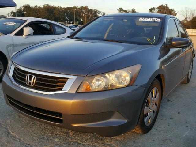 1HGCP2F34AA120290 - 2010 HONDA ACCORD LX GRAY photo 2